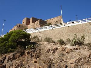 ORAN 10 2005 034 L APPROCHE DU FORT DE SANTA CRUZ